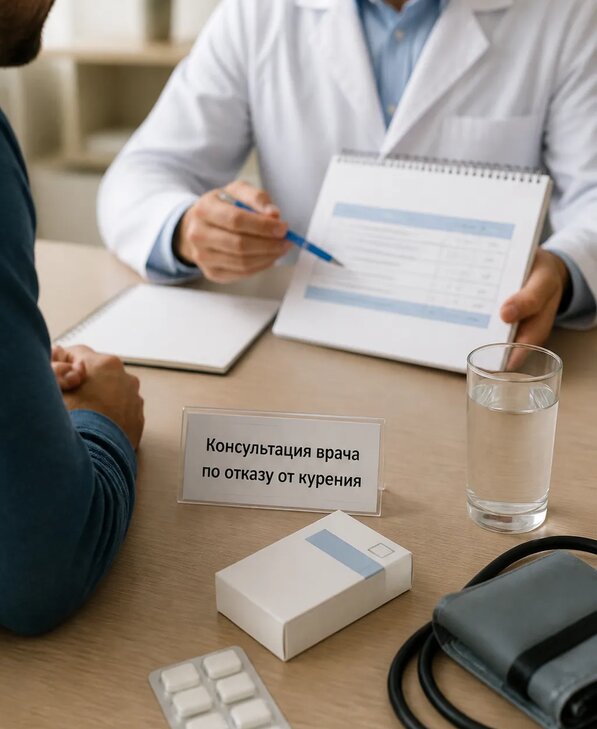 Консультация врача по отказу от курения для взрослых в Североморске